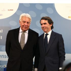 Felipe González Márquez y José María Aznar